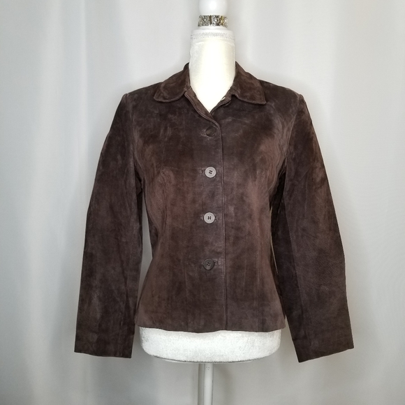 Style & Co. Jackets & Blazers - STYLE & CO COLLECTION Petite Suede Jacket Sz S